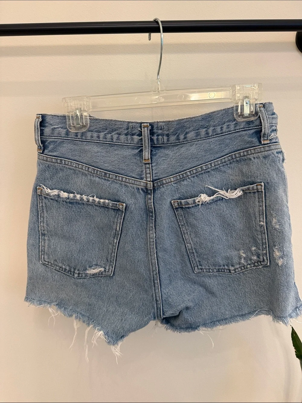 Agolde Denim Distressed Denim Women’s Shorts - Size 28